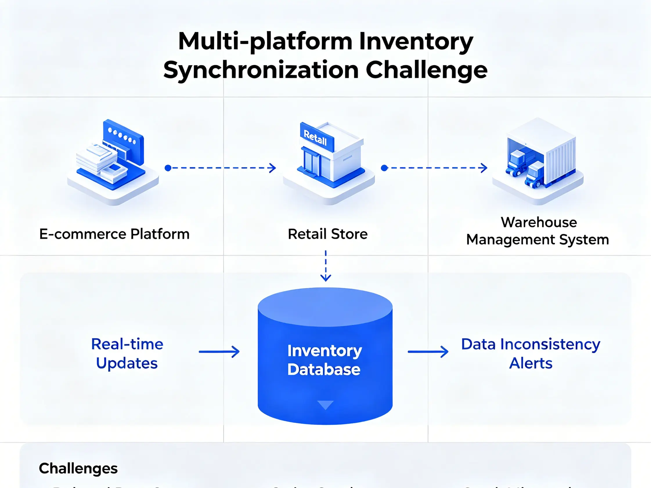 Inventory management across platforms Multi-platform inventory synchronization challenge