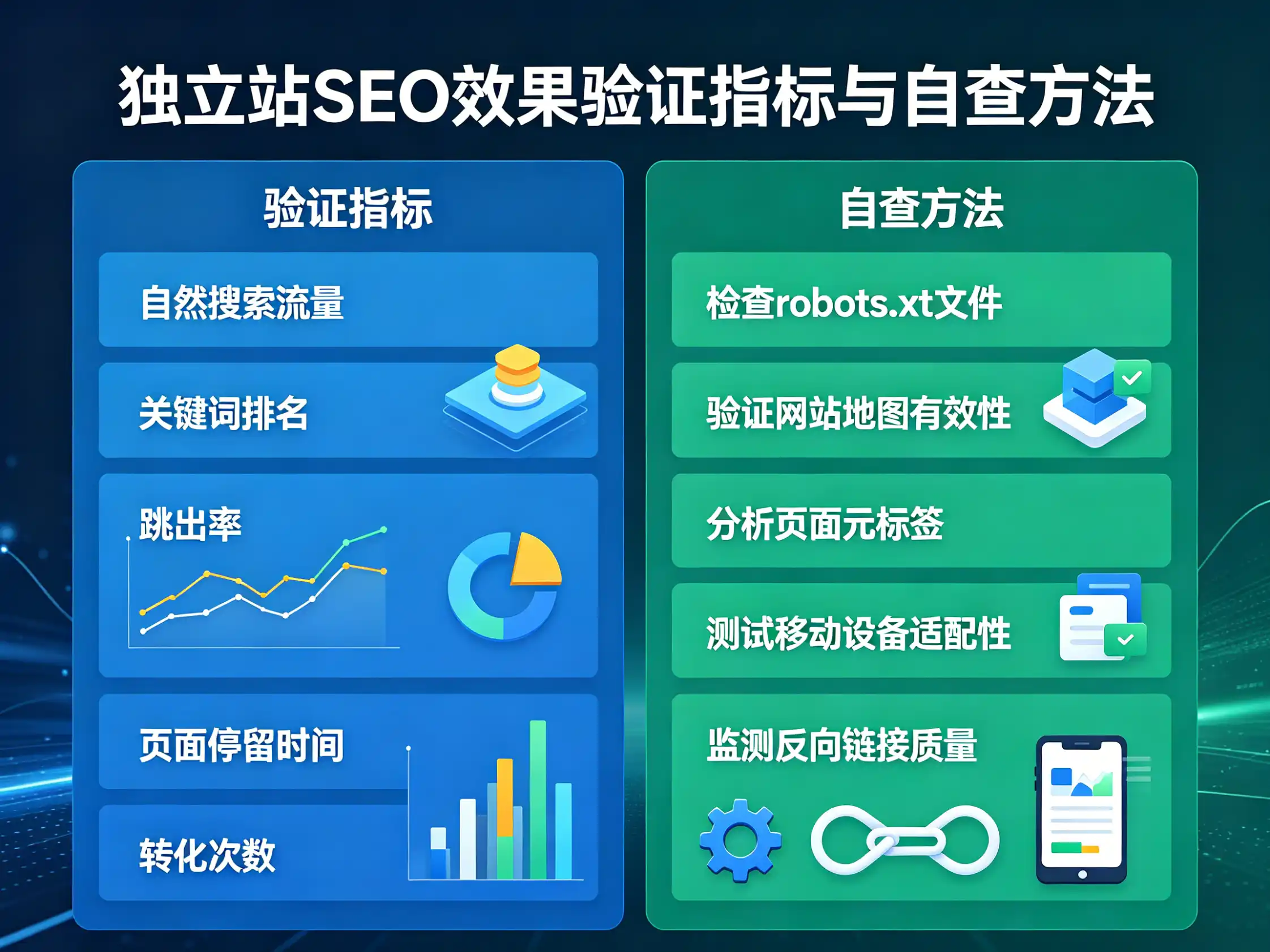 独立站 SEO 效果自查方法 SEO 效果验证指标