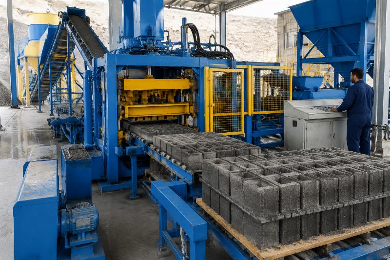 QT10-15 Block Machine for Sale in Iran: Complete Production Line